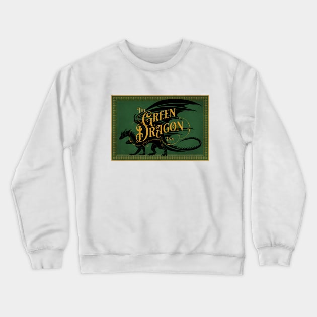 The Green Dragon Crewneck Sweatshirt by Popmosis Design